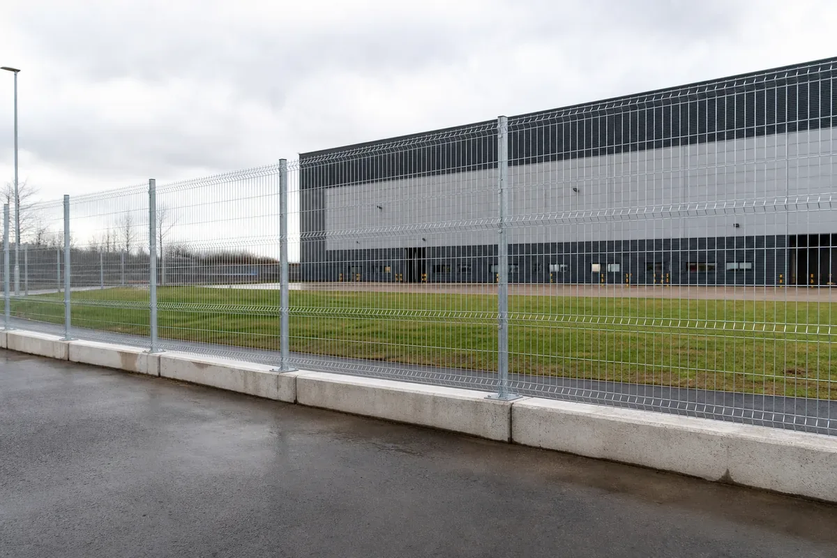 Commercial fencing installed at a Coventry business premises