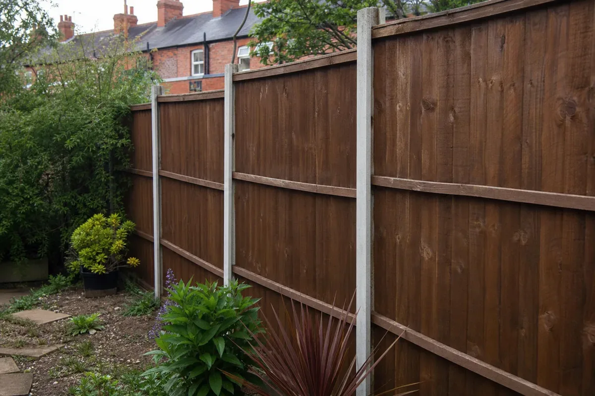 Garden fencing in Earlsdon, Coventry